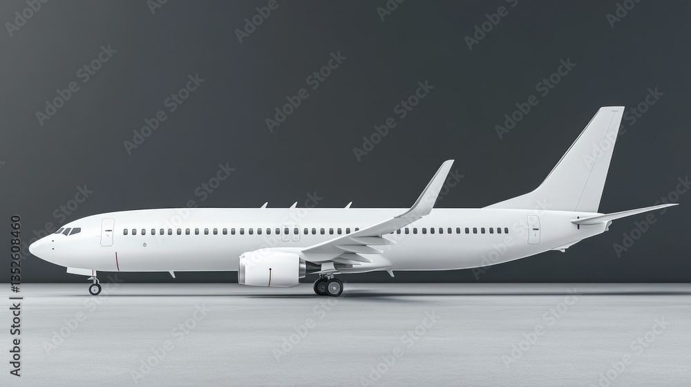 White Aircraft Taxiing on Runway. Space for Text. Ideal for Travel and Airline Promotions. White Aircraft Taxiing on Runway. Space for Text. Ideal for Travel and Airline Promotions.