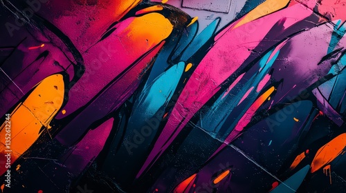 colorful graffiti background, graffiti wallpaper, abstract colored background for design
