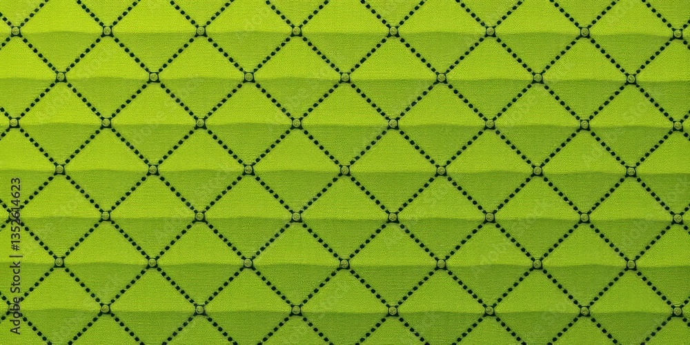 Fototapeta premium Geometric diamond pattern on fabric, textile texture, bright, rhombus