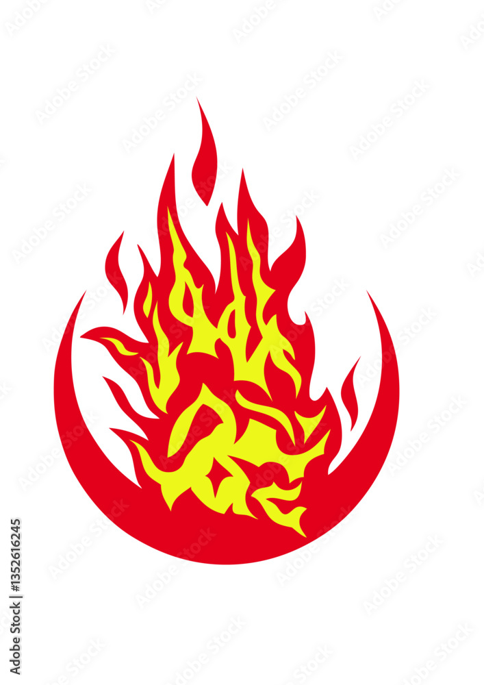 flamme feu flame dessin
