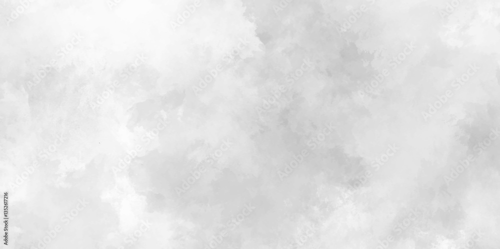 white and gray grunge marble with sky cloud and smoke. fog design with white smoke texture overlays. hand painted watercolor texture. white paper texture vector illustration. cement wall texture.