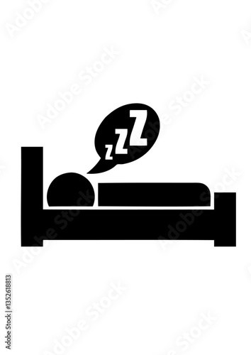 icone dormir sommeil logo symbole