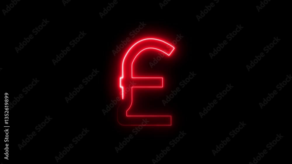 British pounds icon,franc coin neon icon.Concept of market or changes in currency value, reflecting a sense of British identity. British pounds icon,franc coin neon icon.Concept of market or changes in currency value, reflecting a sense of British identity.