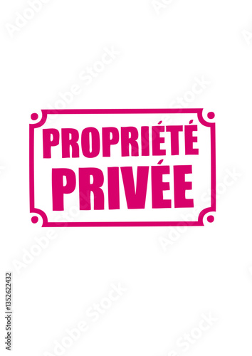 pancarte propriete privee 