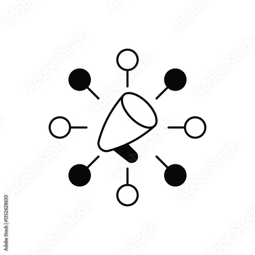 Viral Marketing Vector icon
