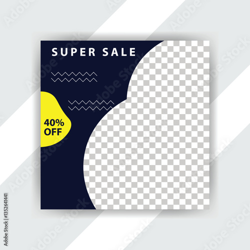 Modern Super Sale Social Media Post (11)