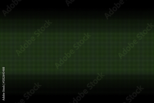 Wallpaper Mural Abstract halftone banner on black background. green dot pattern background. Abstract green background with dot. Abstract futuristic dotted mesh with gradient effect.  Torontodigital.ca