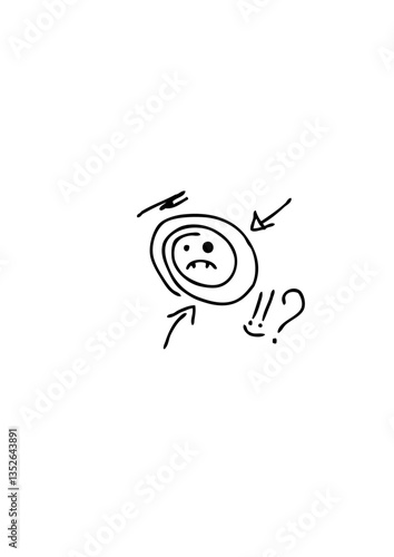 gribouillis ratures dessin trait crayon