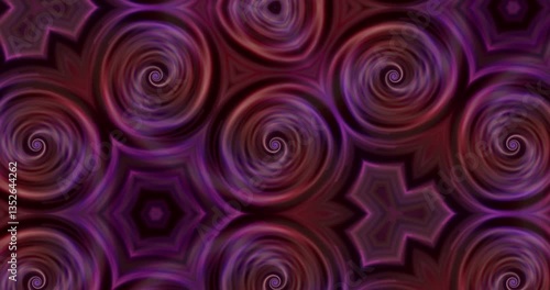 Colorful animated background in purple and pink tones. Club video. Meditation video. Seamless loop. Loop