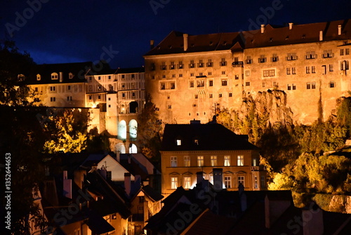 castle at night