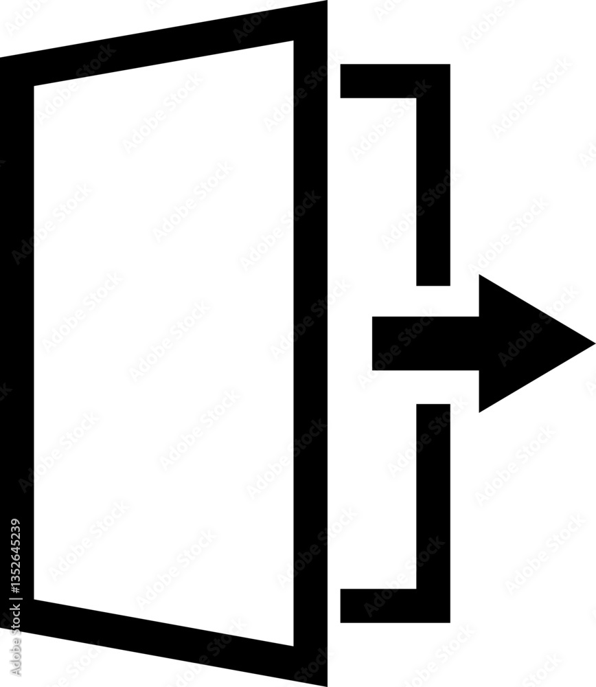 Logout icon flat line. Open and close, sign in and sign out app account vector symbol for apps or web arrow and door icon exit and entry icon Logout icon flat line. Open and close, sign in and sign out app account vector symbol for apps or web arrow and door icon exit and entry icon