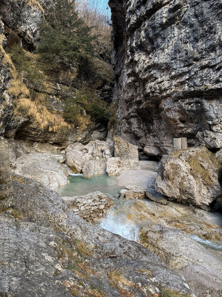  Grotto: Rock Formations and Pool 