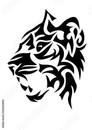 tigre tribal tattoo