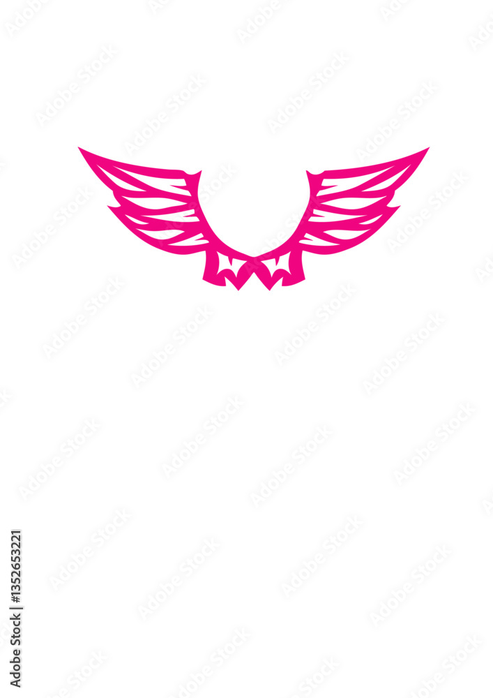 Fototapeta premium aile vole aille dessin