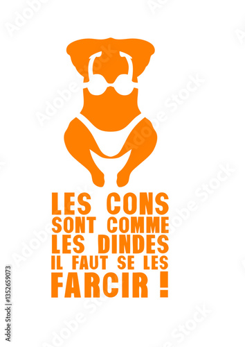 cons comme dindes farcir expression comique humour