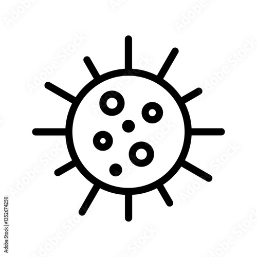 virus and bacteria color editable
