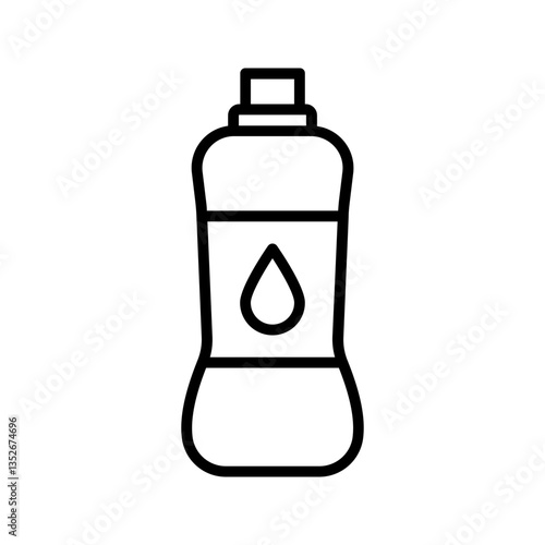 Bleach bottle icon color editable
