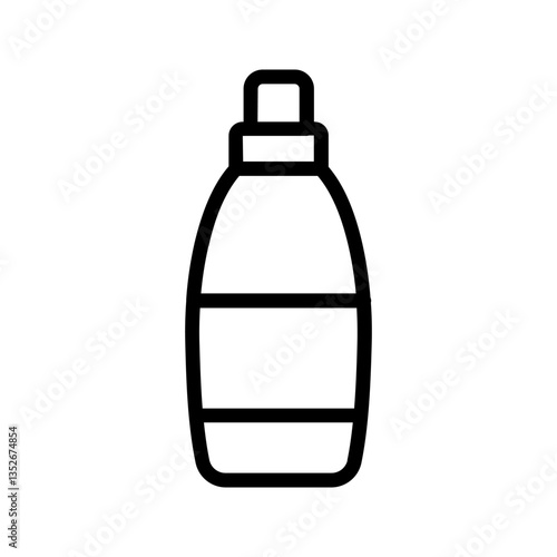 Bleach bottle icon color editable