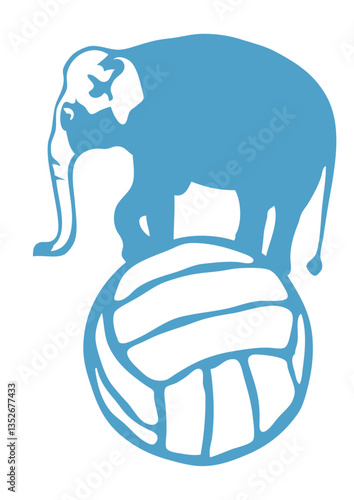 volleyball elephant ballon volley ou waterpolo