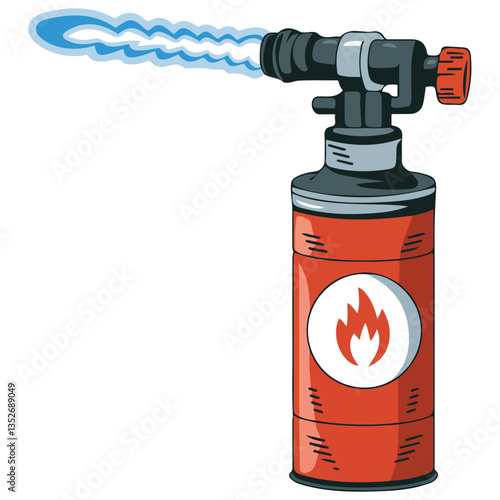 Manual Blowtorch with Blue Flame