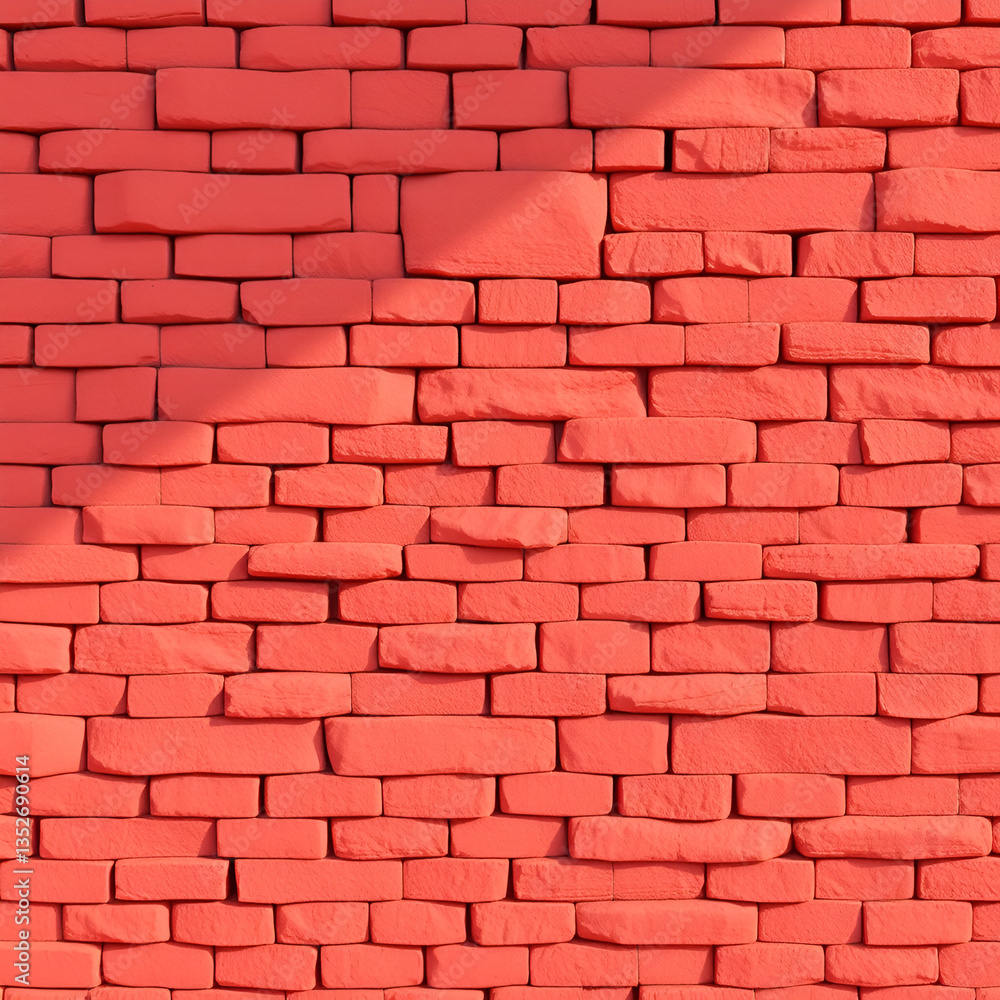 Obraz premium uneven wall 3D rendering