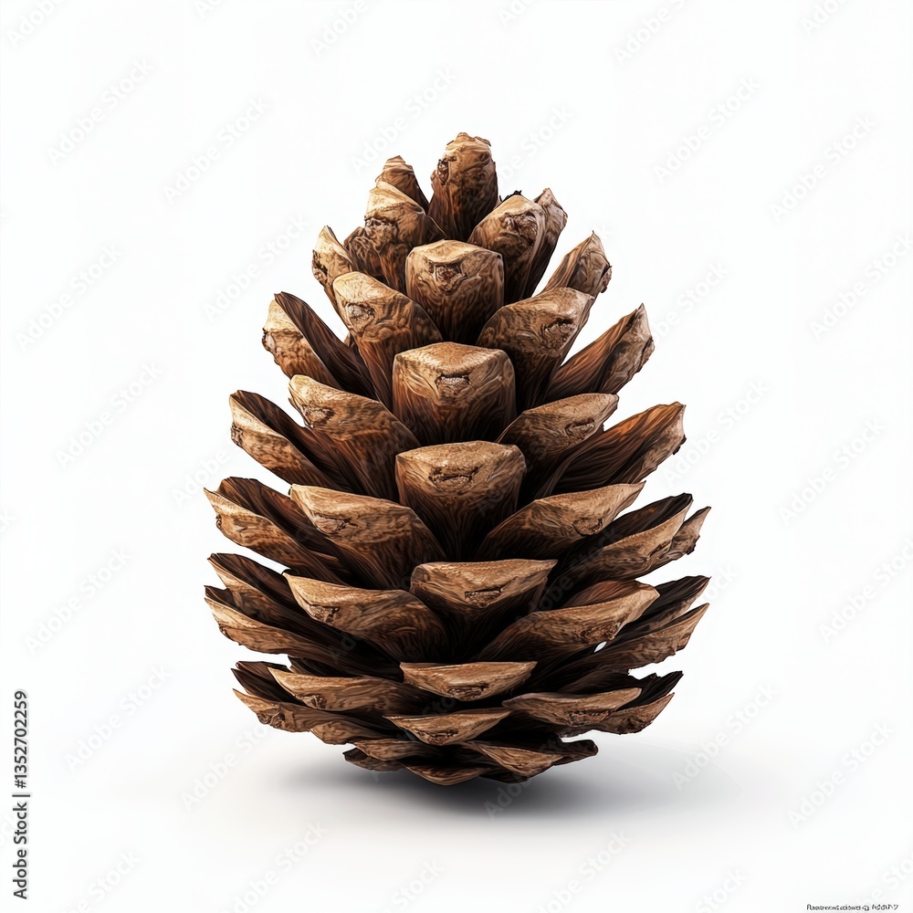 a pine cone on a white background a pine cone on a white background