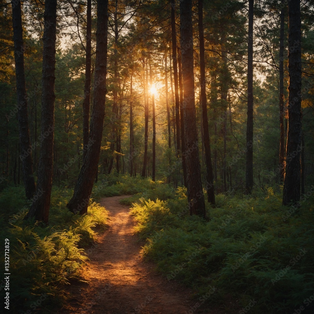 Fototapeta premium morning in the forest