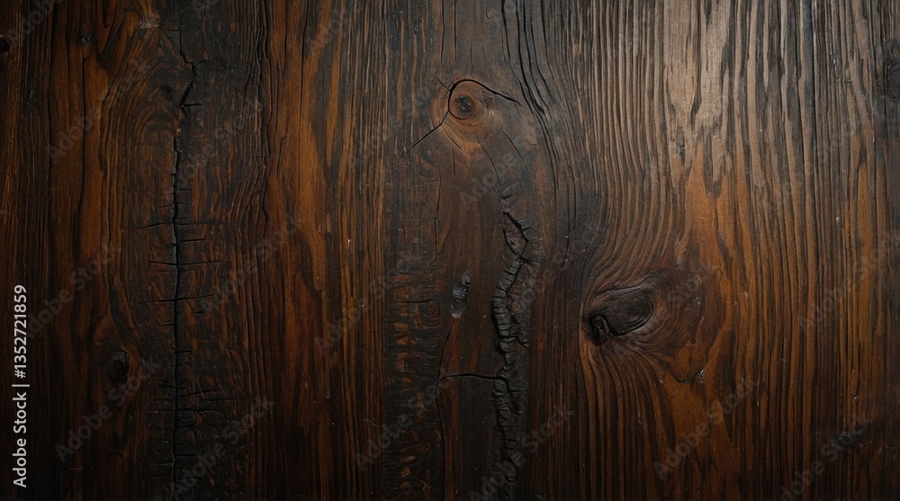 Obraz premium Dark burnt wood texture, dark wood, wood texture, boards, polished boards.