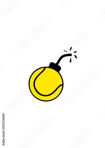 bombe balle tennis club logo