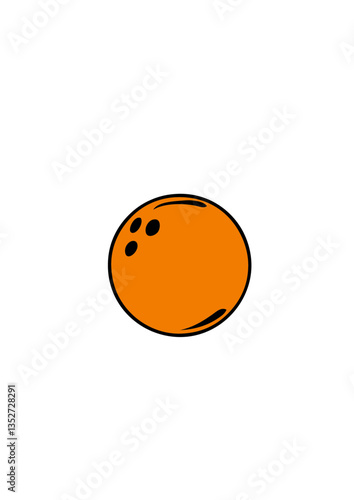 Boule de bowling logo club