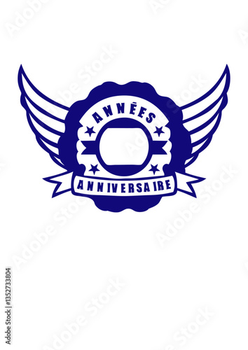 ajouter age ans anniversaire fanion banderole aile
