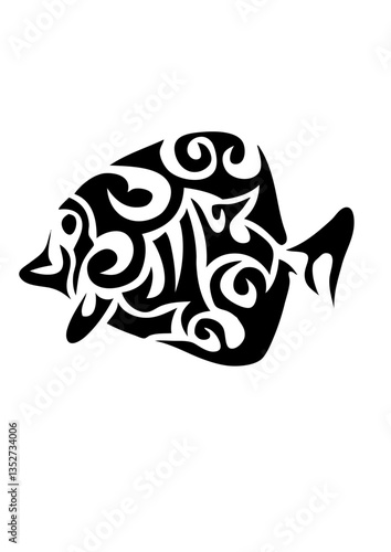 poisson exotique tribal