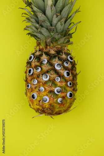 Ananas mit Augen