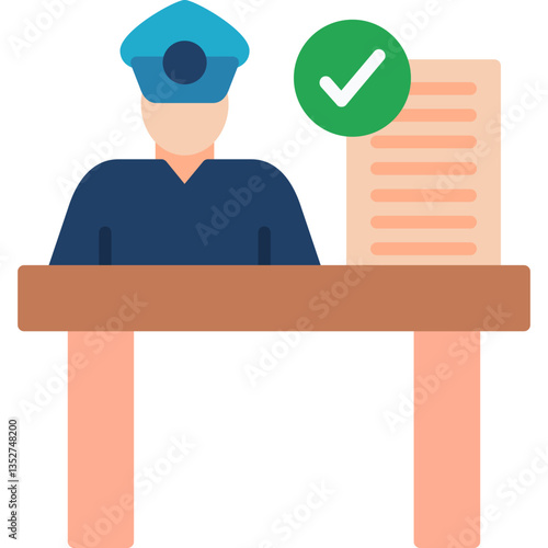 Customs Officer Icon