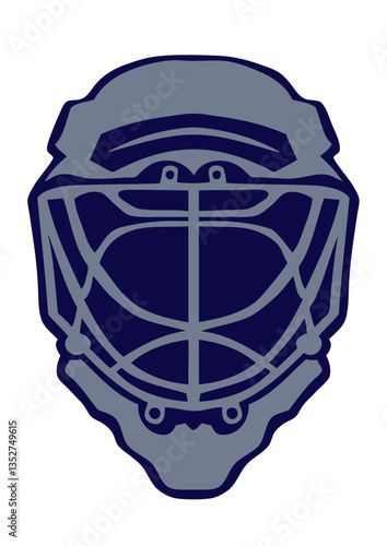 casque gardien hockey glace 