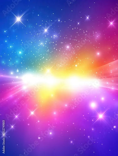 A colorful background with a lot of stars