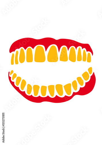 dentier dent dessin