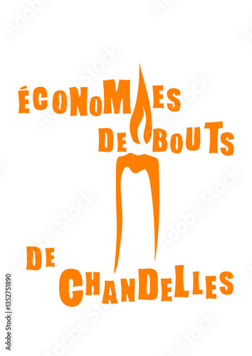 economies bout chandelles bougie expression