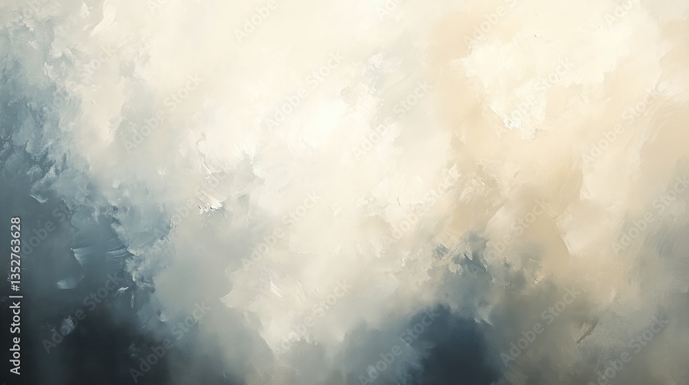 Obraz premium Abstract Artwork Featuring Soft Pastel Colors and Textured Brushstrokes for Creative Background