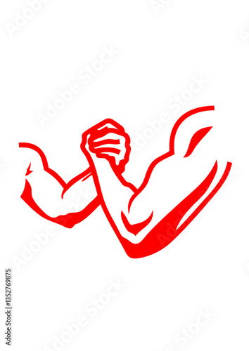 bras de fer logo sport