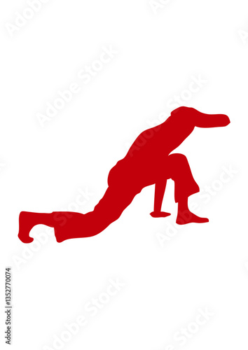 capoeira figure silhouette ombre dessin 