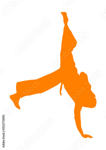 capoeira figure silhouette ombre art du combat