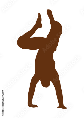capoeira figure silhouette ombre art du combat