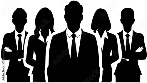 Empowered Business Team Collaboration, Success, and Leadership