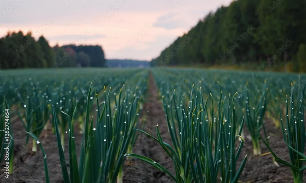Vibrant Green Leeks Vibrant Green Leeks