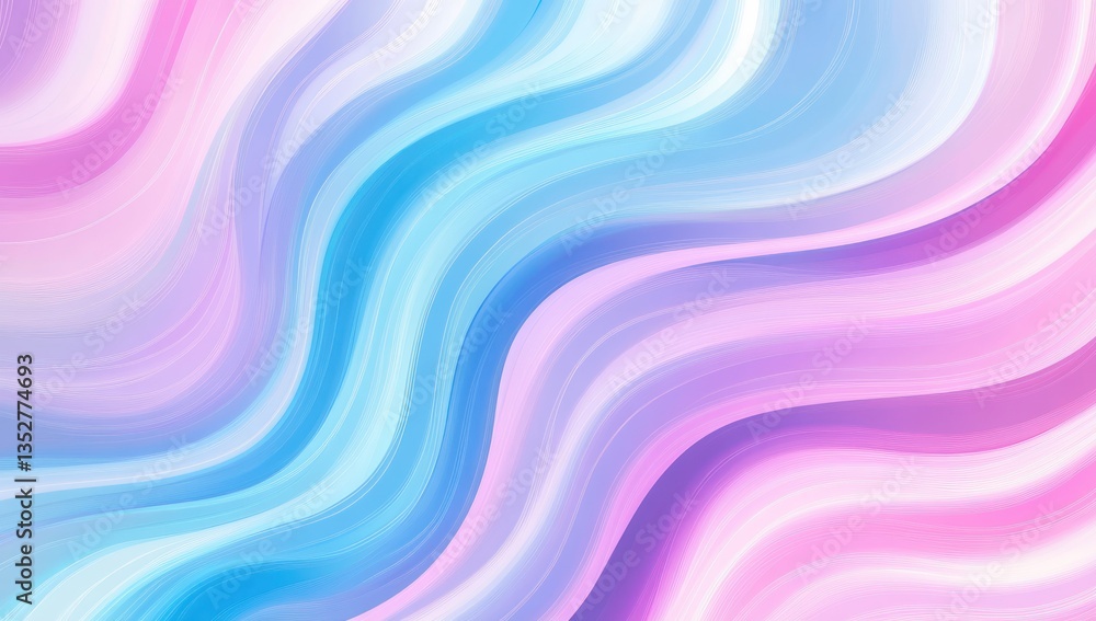Fototapeta premium Pastel Wave Abstract Background.