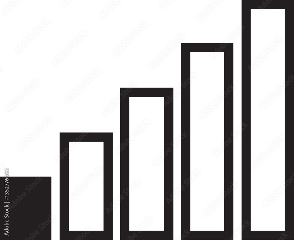 Signal Strength Icon - WiFi, Mobile Network, Connectivity Bar