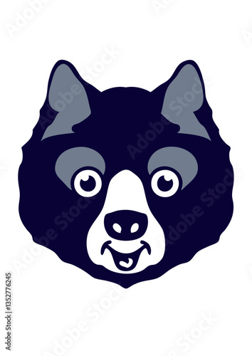 loup dessin animaux rigolo