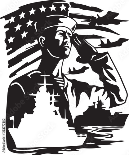 Silhouette art vector