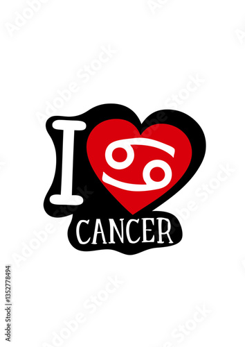 i love cancer signe astrologique
